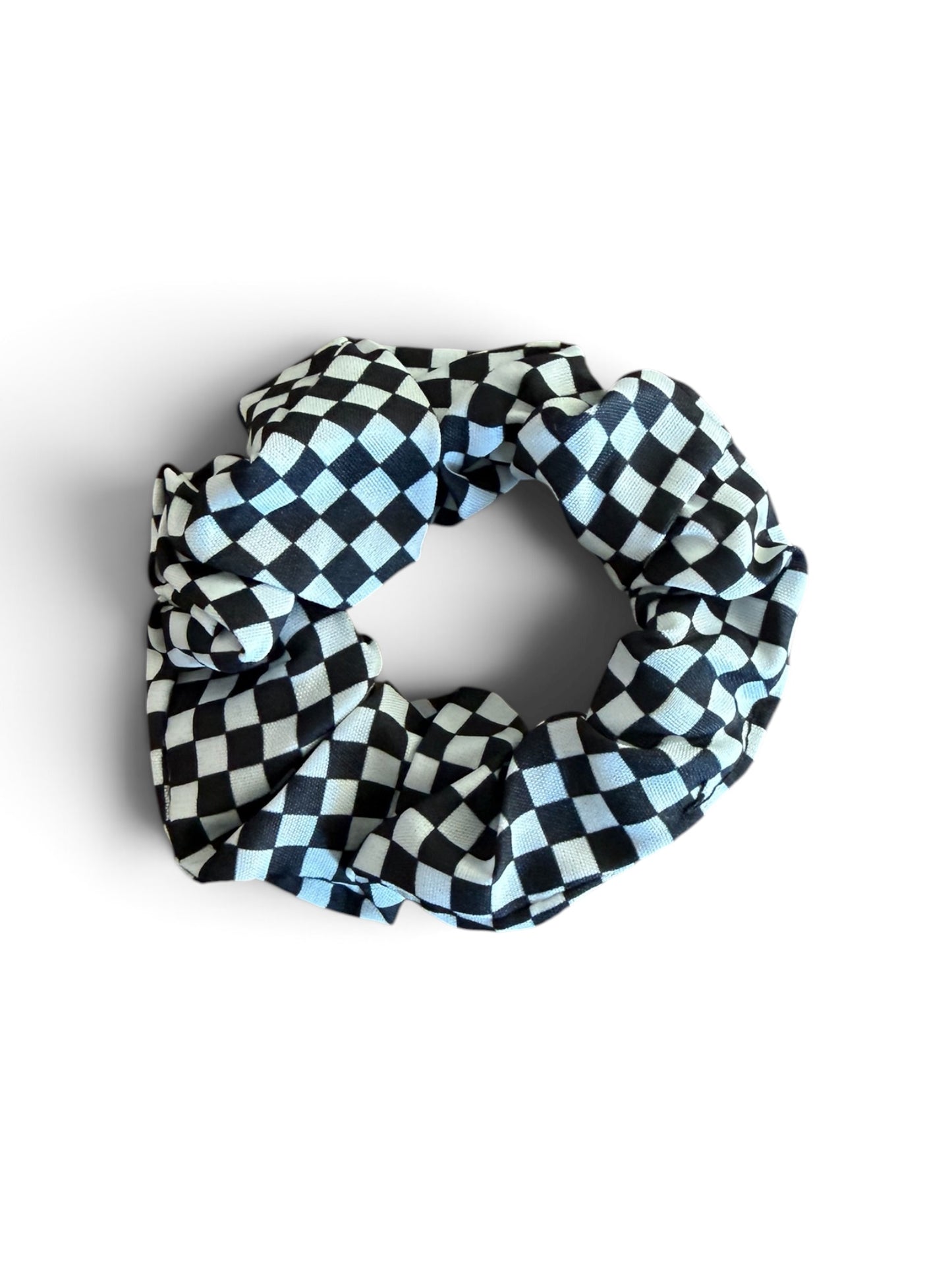 Checkrd Scrunchie