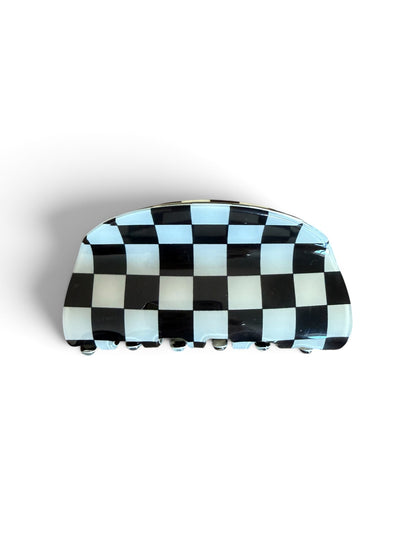 Checkrd Hair Clip