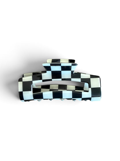 Checkrd Hair Clip