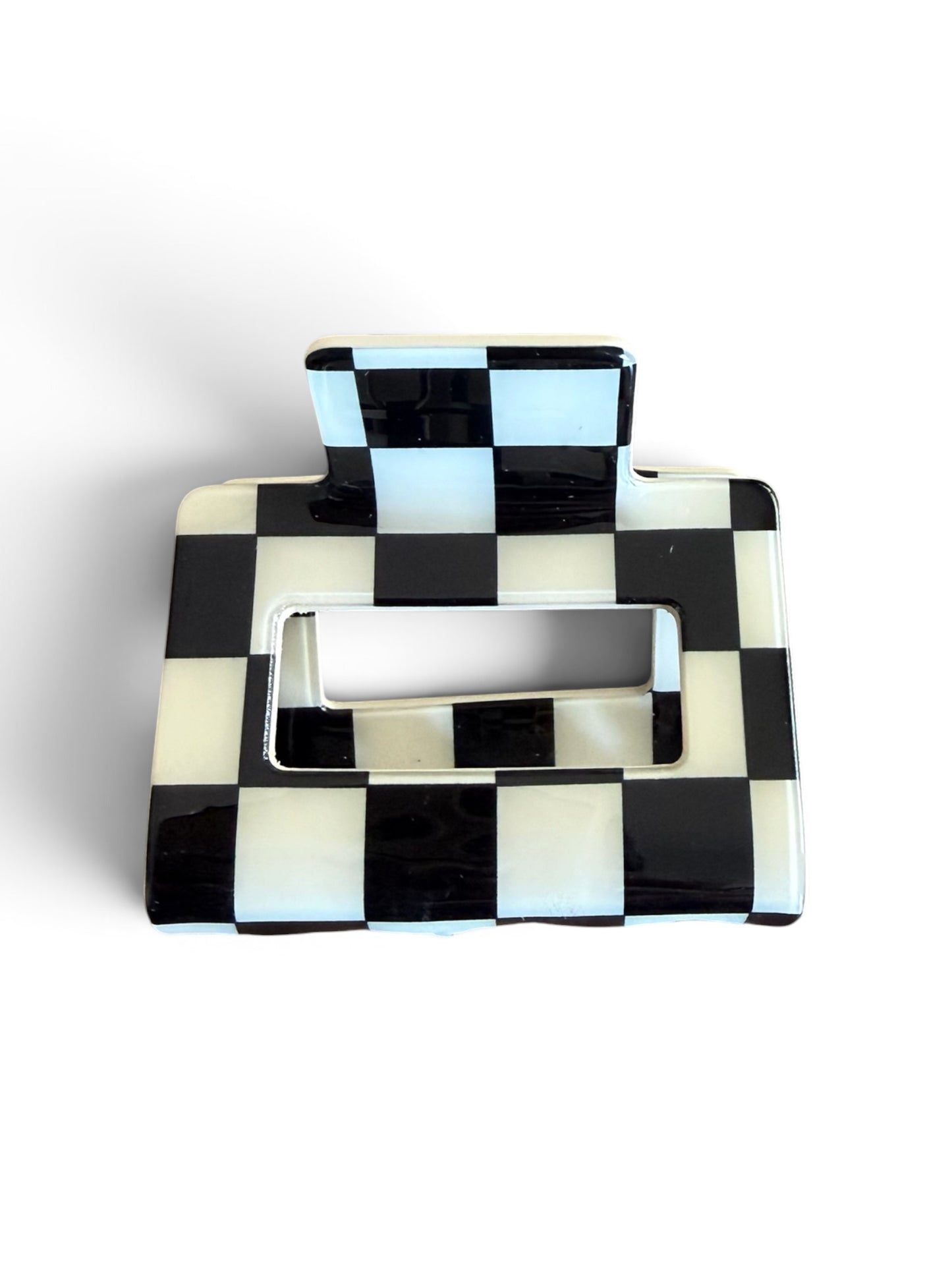 Checkrd Hair Clip