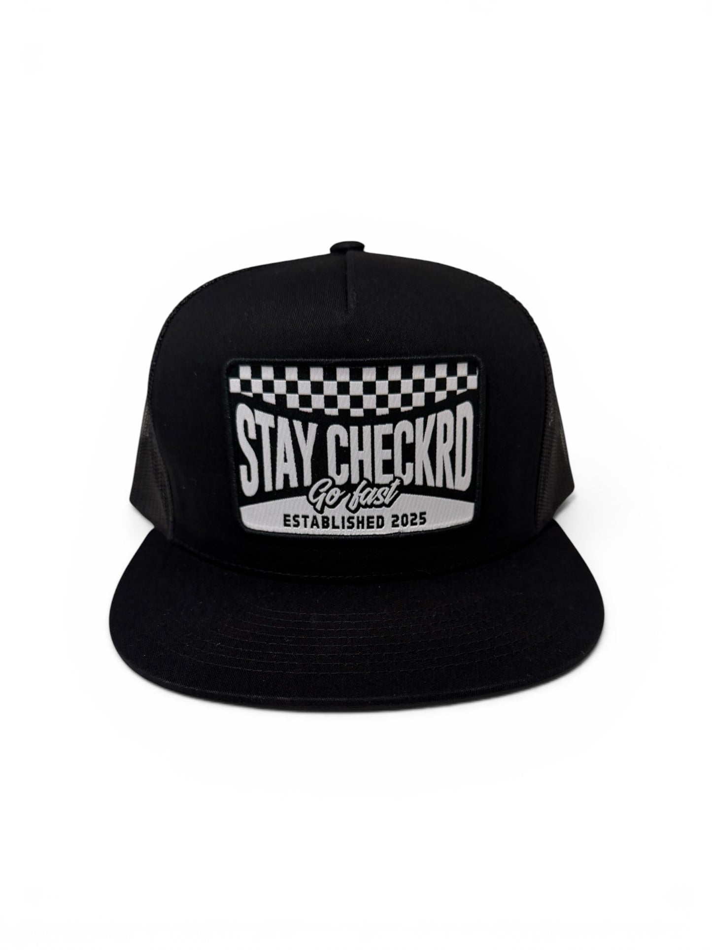 Adult Stay Checkrd Mesh SnapBack