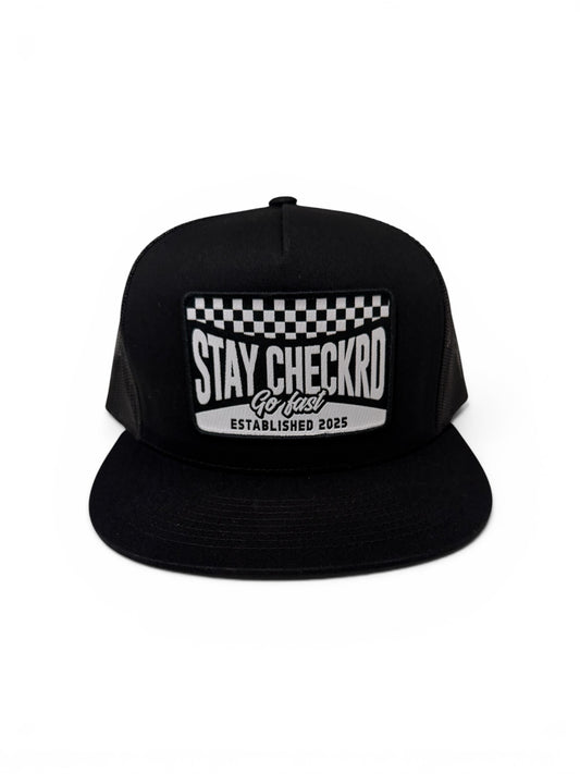 Adult Stay Checkrd Mesh SnapBack