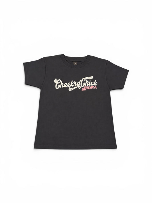 Checkrd Chick Tee